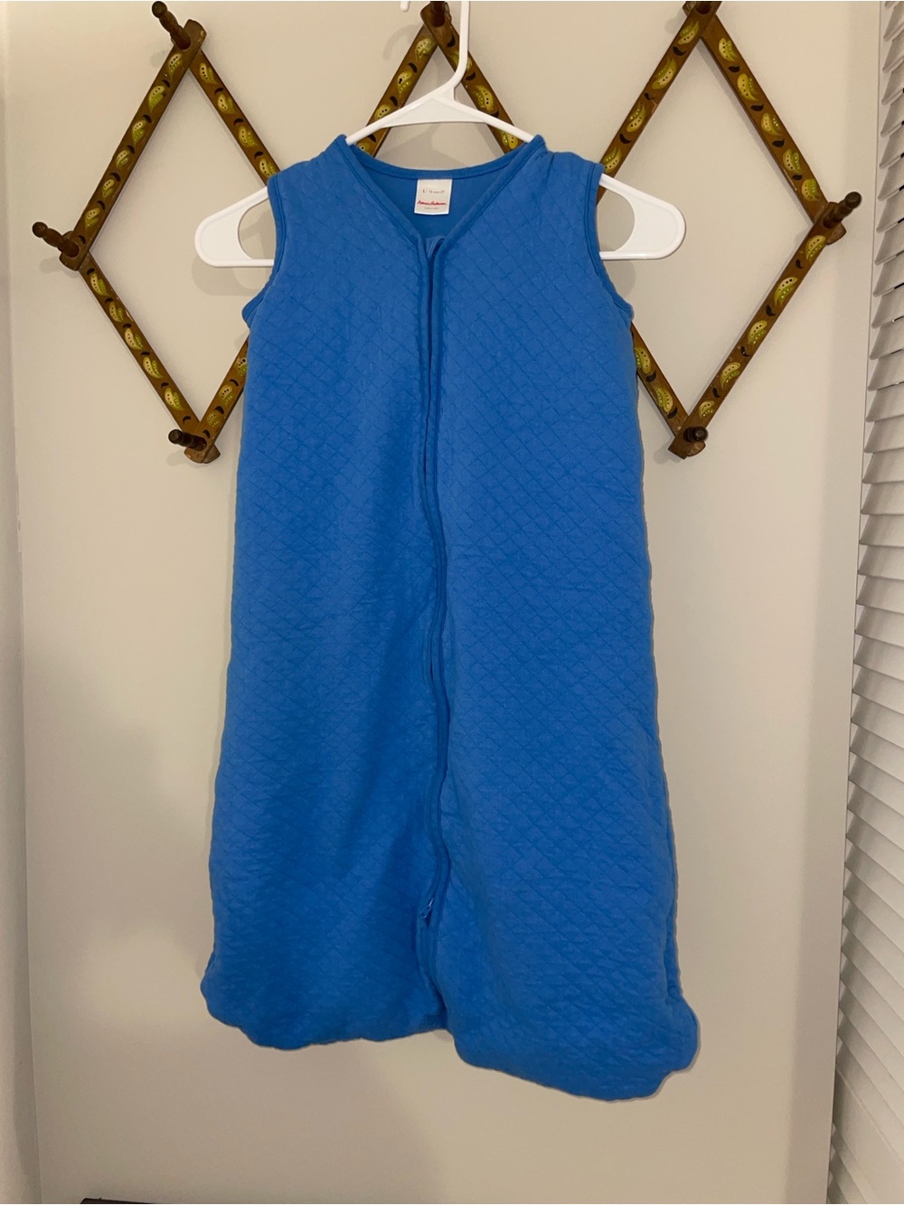 Hanna Andersson Quilted Blue Baby Sleep Sack